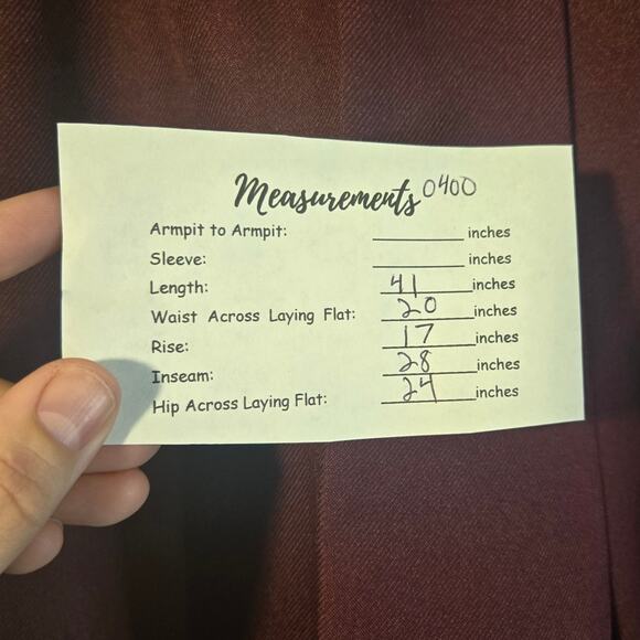 Alfred Dunner 18W Classic Burgundy Pull On Pants/Trousers [0400] - Picture 5 of 8